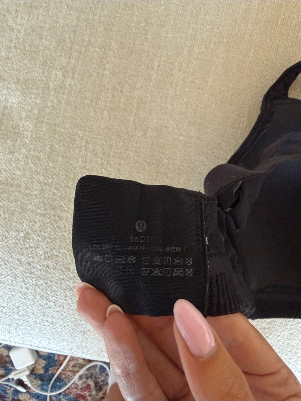 Lululemon high impact sports bra - 36DD - Picture 3 of 3